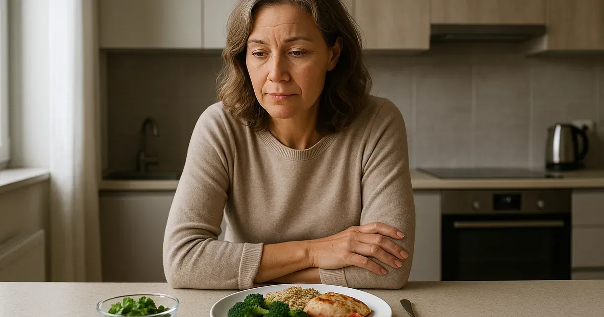 Woman preparing a healthy meal as part of a science-based losing weight strategy