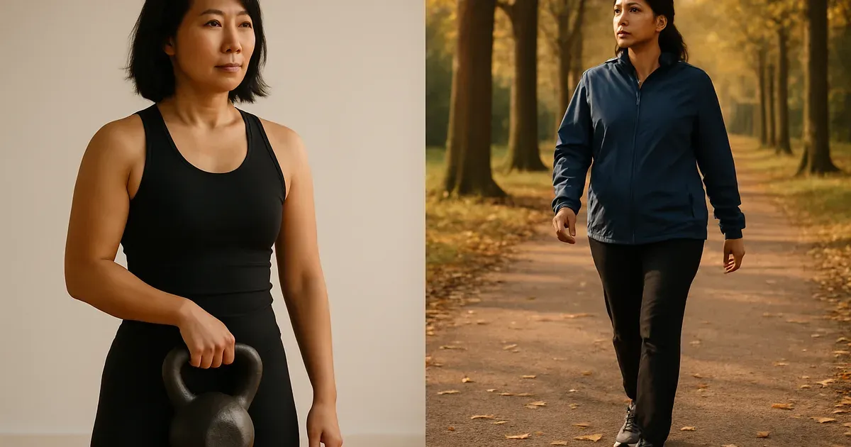 Comparison of strength training and cardio for weight loss in women over 40