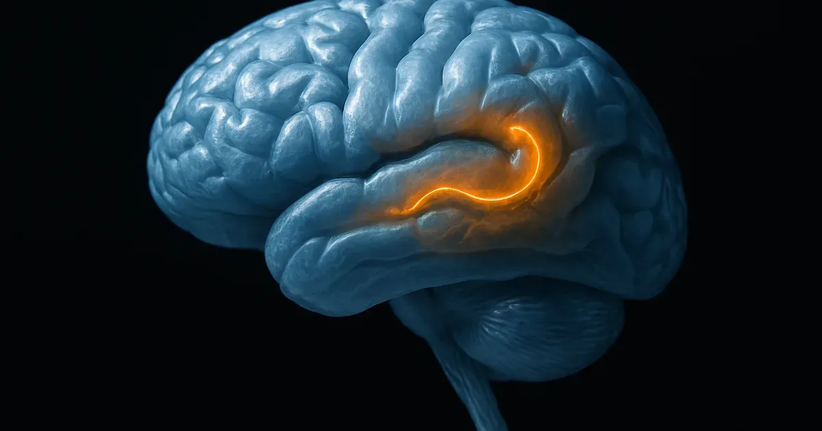 Glowing neural reward pathway inside a human brain illustrating why the brain fights weight loss